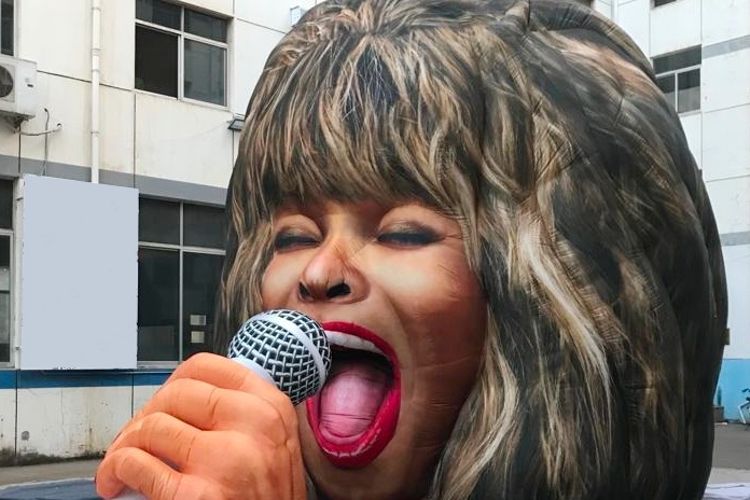 Blow-up Tina Turner comes to Margate in time for the Turner Prize