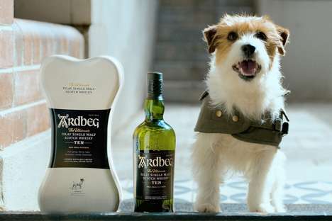 Dog-Centric Whisky Campaigns : Canine Delivery Service