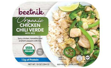Eye-Catching Microwaveable Meal Branding : Beetnik Foods branding