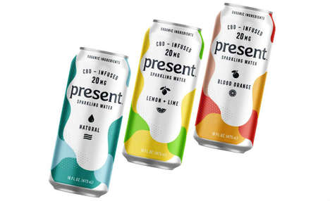 Full-Spectrum CBD-Infused Refreshments : Present CBD-Infused Sparkling Water