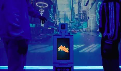 Futuristic Newsstand Pop-Ups : Ozweego style