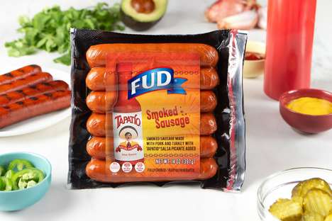 Hot Sauce-Infused Sausages : FUD smoked sausages