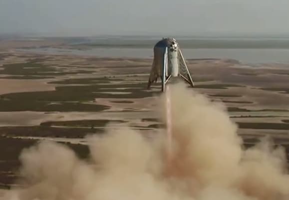 Longest, highest prototype Starship test