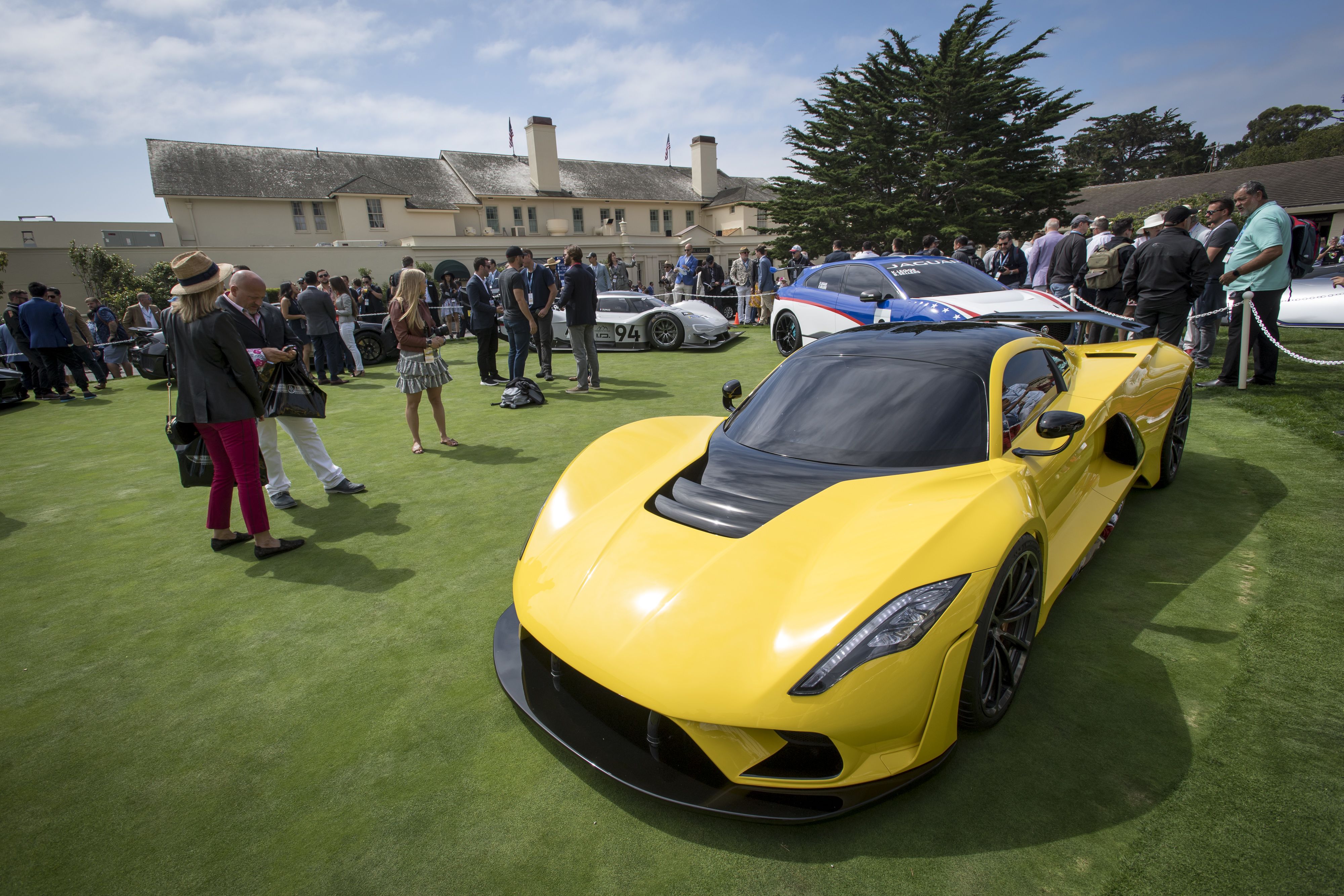 Luxury automakers from Bugatti to Pagani debut new cars at Pebble Beach