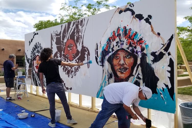 Mural in Santa Fe underscores violence against Indigenous women