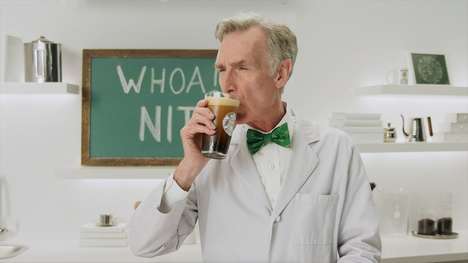 Science-Themed Coffee Ads : Whoa Nitro