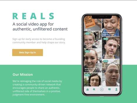 Struggle-Sharing Social Apps : Reals app