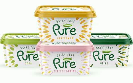 Vibrant Alternative Spread Branding : dairy-free spread
