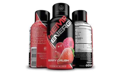 Vitamin-Enhanced CBD Shots : Hemp Energi shot