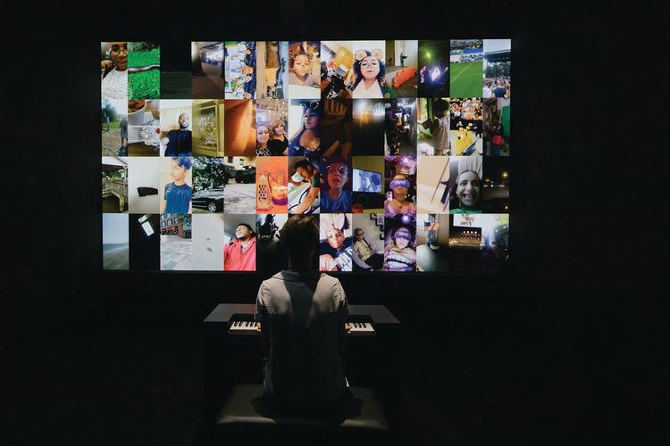 Christian Marclay communes with Snapchat in a barrage of sounds and images at Lacma