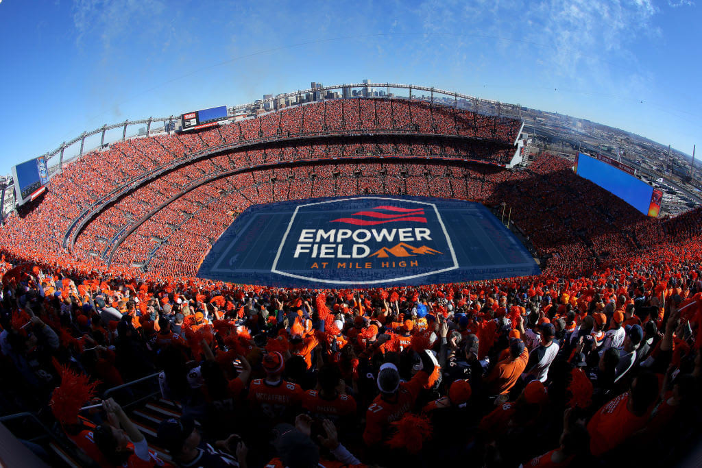 Denver Broncos to sell the naming rights for Mile High stadium to Empower Retirement