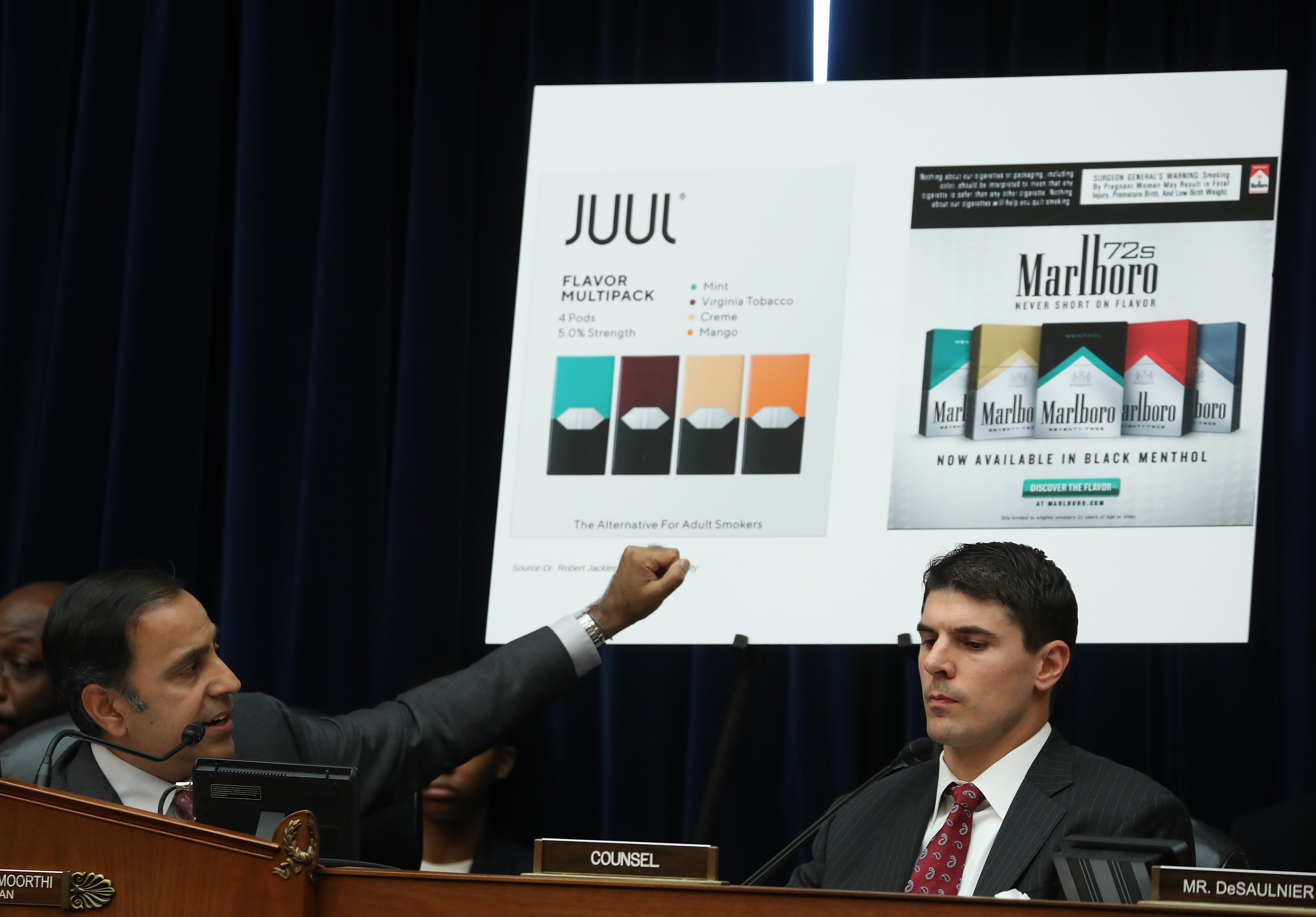 Juul accused of illegally advertising vaping as a way to quit smoking