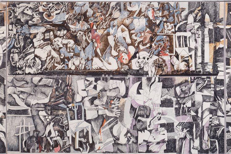 Tate's huge 'Guernica of the Arab world' is recreated in tapestry so it can travel the world