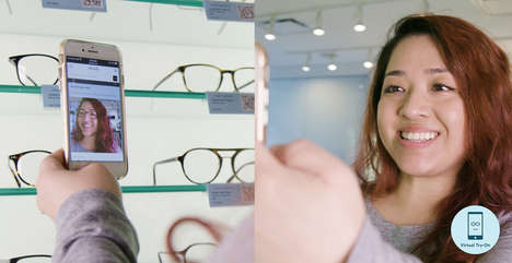 In-Store Virtual Eyewear Try-Ons : try on