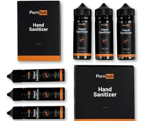 Adult-Branded Hand Sanitizers : Pornhub Hand Sanitizer