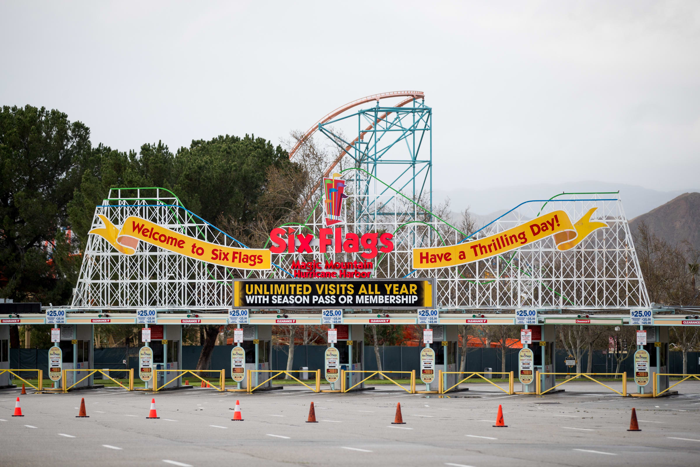 How Six Flags parks plan to survive the coronavirus pandemic