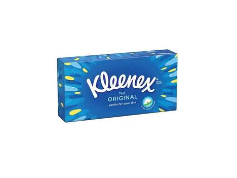 Plastic-Free Tissue Packaging : Kleenex tissue packaging