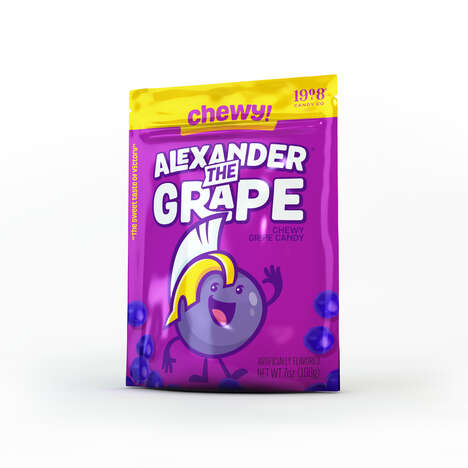 Reinvigorated Nostalgic Candies : Alexander the Grape Candy