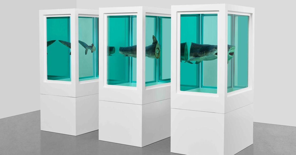 Damien Hirst in his own words—artist presents walk-through tour of his early works on Instagram
