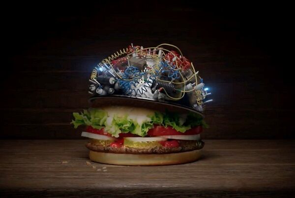 Futuristic Burger Campaigns