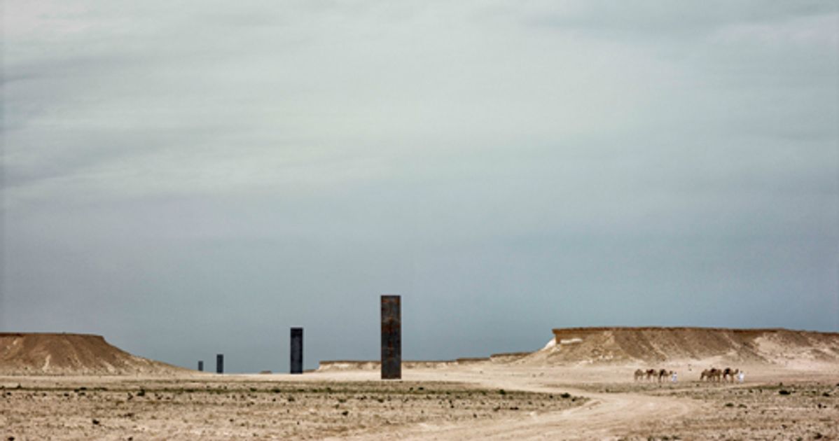 Vandals apprehended after covering Richard Serra’s vast desert sculpture in Qatar with graffiti