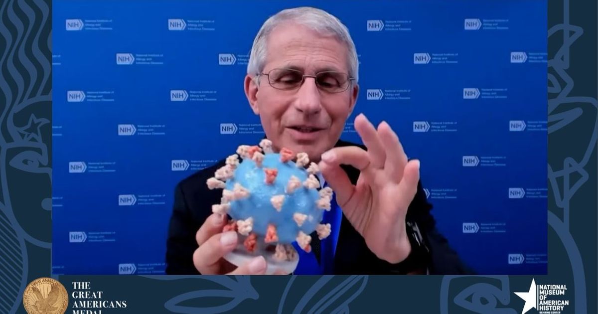 Dr Fauci’s 3-D printed coronavirus model given to Smithsonian