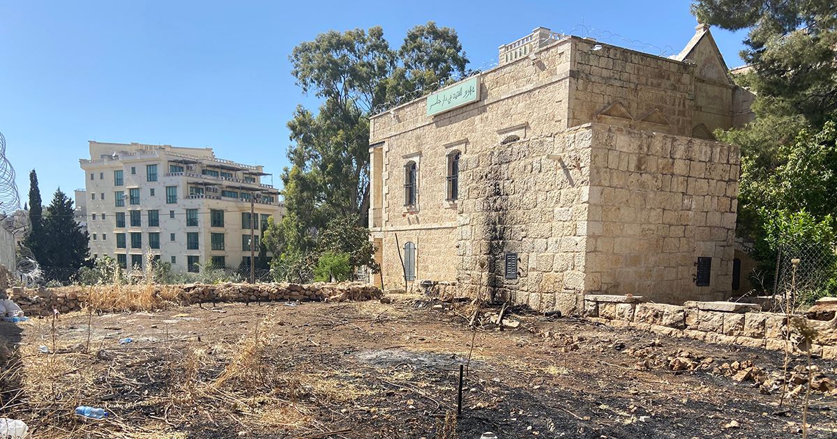 Dar Jacir Center in Bethlehem damaged