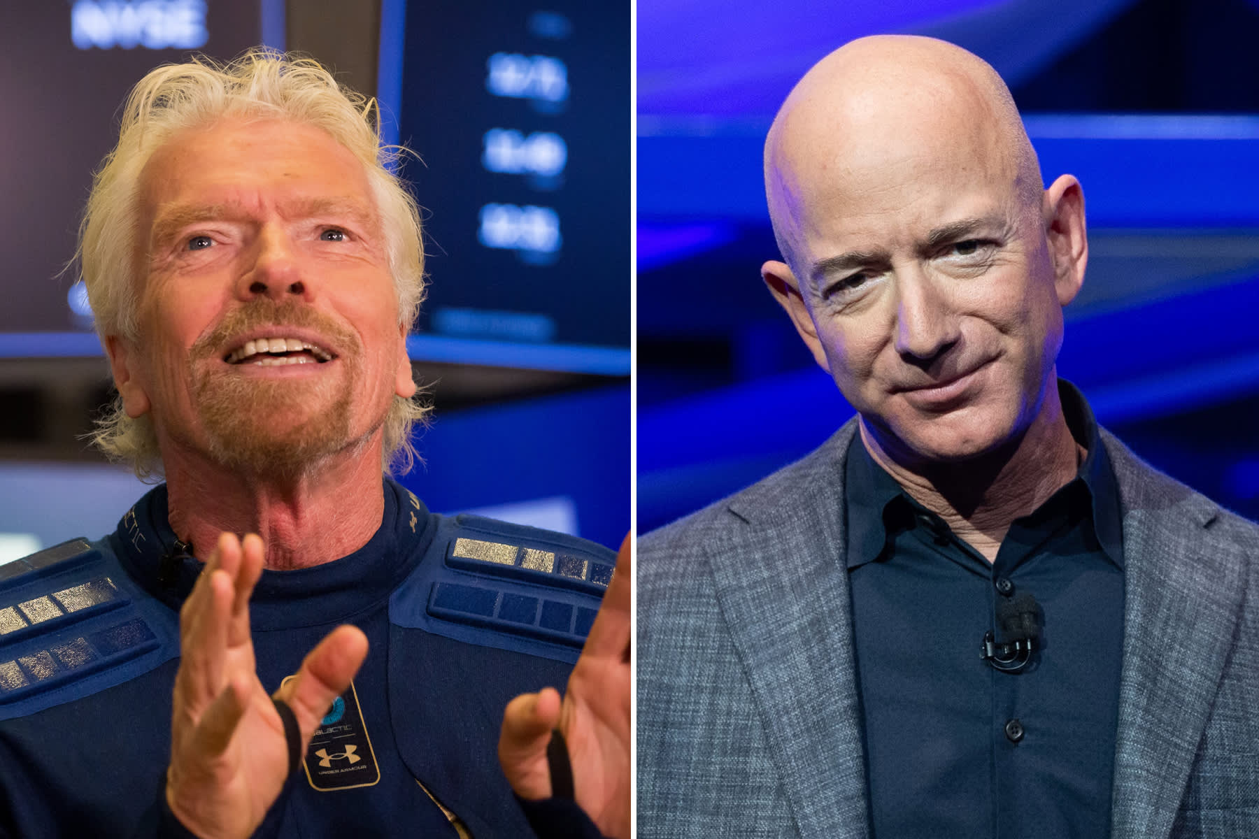 Billionaires fight over what is actual outer space as Branson gets set to launch before Bezos