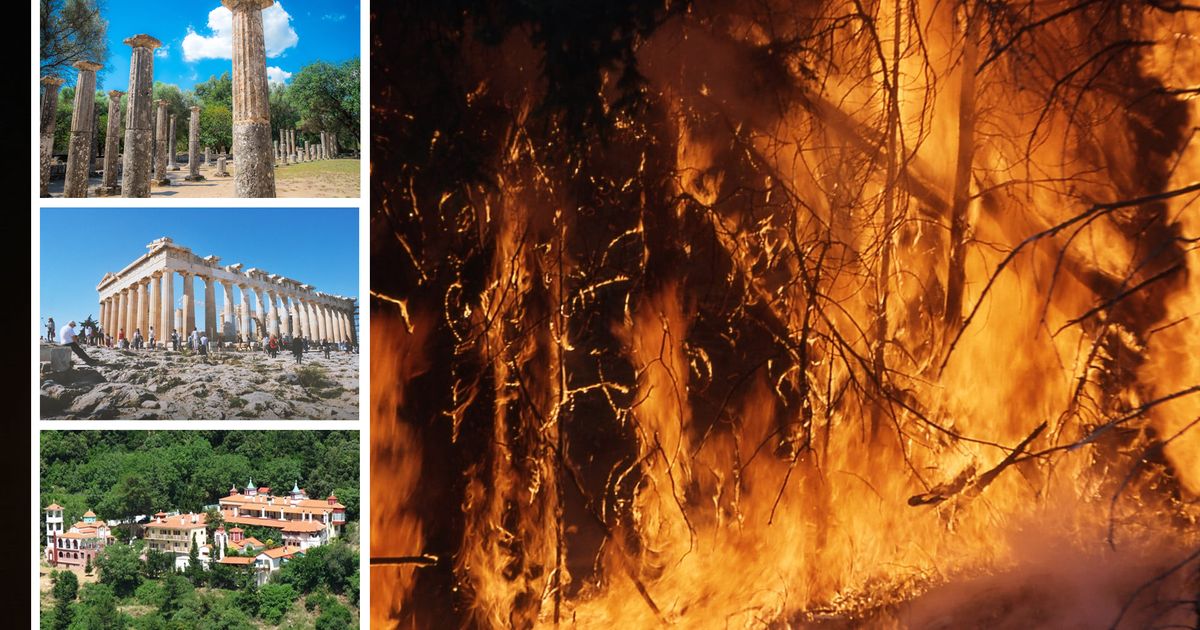Acropolis forced to close amid unprecedented heatwave and wildfires in Greece