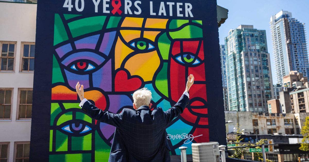 Joe Average unveils new mural honouring the fight against Aids in Vancouver